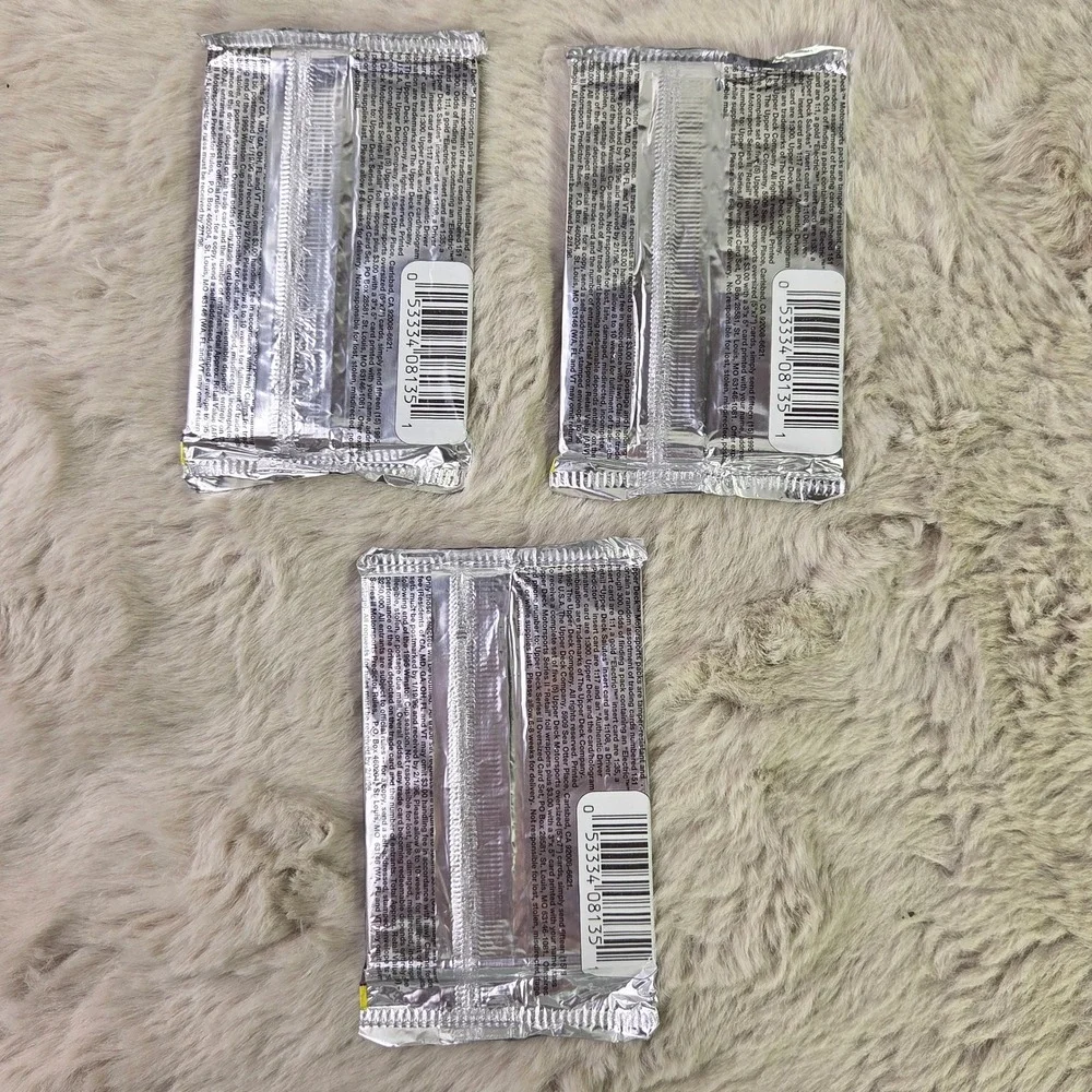 Lot of 3 1995 Upper Deck Motorsports Series 2 Racing Trading Card Packs Sealed